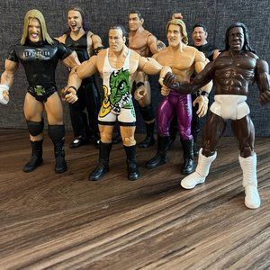 Set of 7 WWE Wrestling Elite Collection